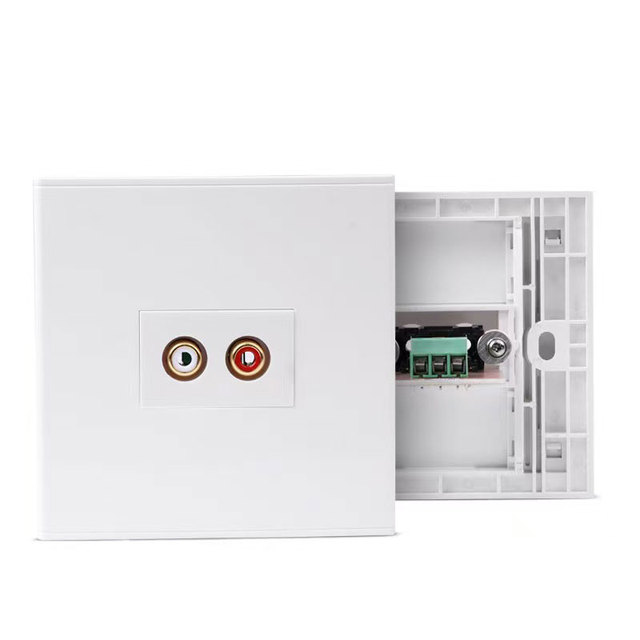 Sumwee OEM 86 Type Wall Audio panel Wall Soceit One BIT Audio and Video Inline panel for TV amplifier