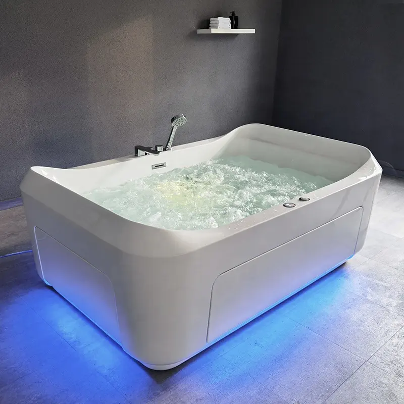 Modell Design Freistehendes Hotel 2 Personen Whirlpool Massage Jets SPA Innen badewanne