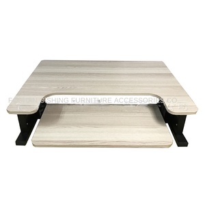 Mesa elevadora de oficina de pie multifuncional de diseño moderno Rongzhou, herrajes para muebles, con panel de estilo de madera - Product Image 1