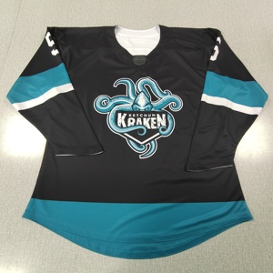Jersey de Hockey sobre Hielo Personalizado con Impresión Digital, Uniforme de Equipo Transpirable de Poliéster, Logotipo OEM - Product Image 6