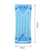 Flotteur gonflable Lilo de piscine de matelas d'air portatif de PVC pour le matelas d'eau de divertissement pour l'article promotionnel