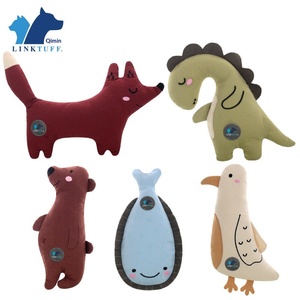 Jouet en peluche pour chien, résistant aux morsures, avec son, série naturelle Teddy Puppy pour soulager l'ennui et les poussées dentaires - Product Image 2