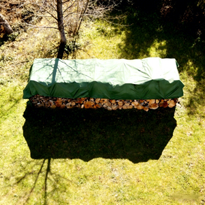 <span class=keywords><strong>Bâche</strong></span> lourde en polyester 100% enduite de PVC respirant, 400GSM, résistante à l'eau, verte, pour couvrir le foin et le <span class=keywords><strong>bois</strong></span> - Product Image 4