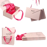 Orit Pink Magnetic Folding Paper Geschenk box für Muttertag und Hochzeiten