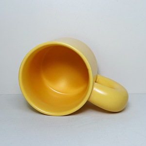 Zibo Ceramic <b>Mug</b> Single Cup With Handle Customizable For Business Gifts Yellow Color Part Number 7111 - Product Image 5