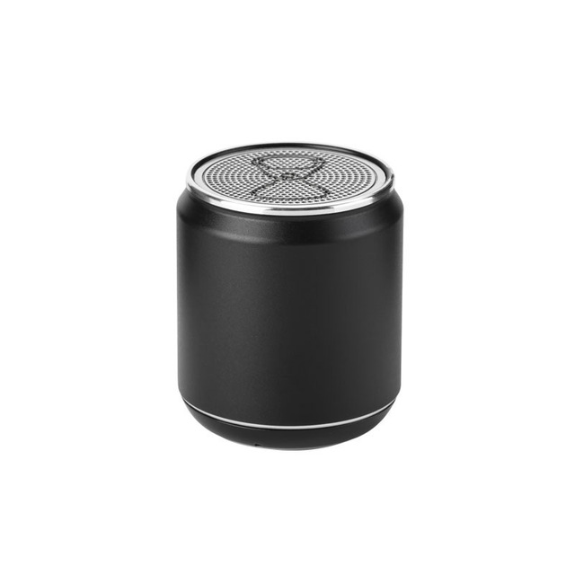 Beer Can Metal Car Subwoofer Outdoor Mobile Phone Portable Small Steel Cannon Audio Built-in Battery Wireless Speaker