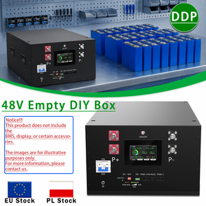 Kit de batterie modulaire empilable 48V DIY sans BMS ni affichage pour 16 cellules de batterie lithium prismatique 3.2V - Product Image 1