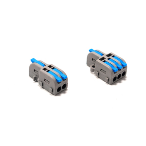 Conector de Bloqueo de <span class=keywords><strong>Cables</strong></span> de Empuje Rápido, Precio de Fábrica, Conector de Esquina para Cable de Cobre, Conector Rápido para Cable, Carcasa de Material PC - Product Image 3