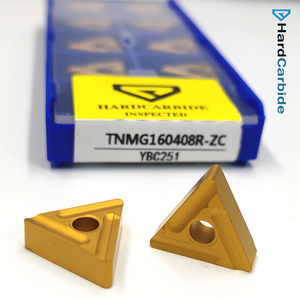 Plaquette de tournage en carbure cémenté HARDVIK TNMG TNMG160408 TNMG160404 TNMG160412 -PM -<span class=keywords><strong>ZC</strong></span> pour acier inoxydable et fonte - Product Image 1