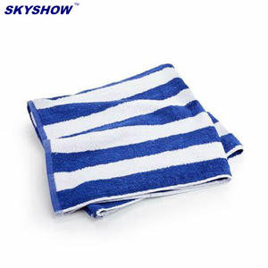 Vente en gros Grande serviette <span class=keywords><strong>de</strong></span> <span class=keywords><strong>bain</strong></span> 100% coton à rayures pour piscine extérieure - Product Image 2