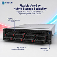 Server Penyimpanan Kapasitas Tinggi Lenovo ThinkSystem SR650 V3 2U 40 Bay SAS SATA NVMe Scalable Enterprise SDS Cloud Server
