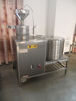Usine de transformation automatique du lait de soja 80 kg/h, équipement de transformation des produits à base de haricots, machine à fabriquer du lait de soja