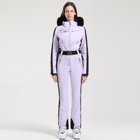 Combinaison de ski de course à capuche intégrale exclusive et tendance, rétro, à carreaux d'hiver, une pièce, combinaison de ski pour femme