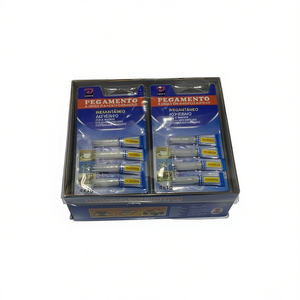 Colla Istantanea Adesiva 4x1g Confezione da 12 Pezzi Trasparente ad Asciugatura Rapida per Uso Generale - Product Image 1