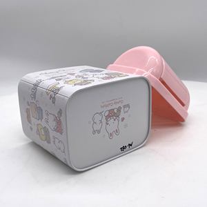 Simpatico Mini cestino in metallo con coperchio in plastica 1 L cestino per rifiuti Desktop in <span class=keywords><strong>latta</strong></span> all'ingrosso - Product Image 5