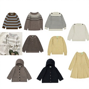 Nuovo Stile Autunno/Inverno 26: Cardigan con Cappuccio in Lana Merino Lavorato all'<span class=keywords><strong>Uncinetto</strong></span> <span class=keywords><strong>per</strong></span> Bambini e Bambine, con Lavaggio Enzimatico - Product Image 4
