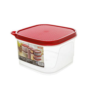 Boîte de rangement pour céréales Xitianlong, organisateur en plastique rectangulaire, récipient alimentaire écologique, rangement pour réfrigérateur avec couvercle - Product Image 3