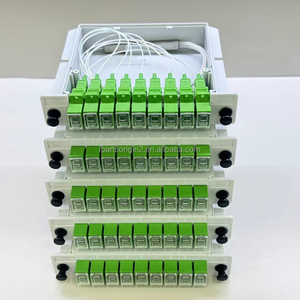 กล่องสายเคเบิลใยแก้วนำแสงแบบ Single-Mode G.657A1 ของโรงงานจีน 1x8 SC/UPC SC/APC กล่องแยกสัญญาณ PLC สำหรับโทรคมนาคม 1 เข้า 8 ออก - Product Image 6