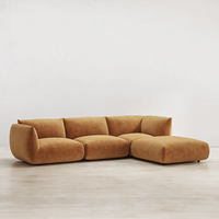 Nouveau design, salon moderne, meubles de luxe, canapé sectionnel, canapé en tissu velours, ensemble de canapés de luxe pour salon