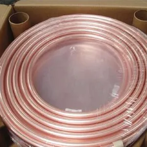 Tubo de cobre 1/2 3/4 tubo de bobina de cobre, ar condicionado ac 3/8 rolamento de tubo de cobre