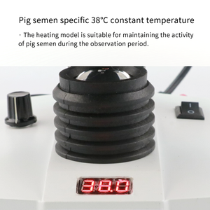 <span class=keywords><strong>Microscope</strong></span> vétérinaire chauffant Musyder 1600X avec écran LCD-<span class=keywords><strong>Microscope</strong></span> vidéo HD à température réglable pour l'analyse du sperme - Product Image 3