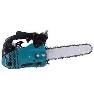 Mini <span class=keywords><strong>tronçonneuse</strong></span> industrielle à essence 2500, 25,4 cm³, OEM, <span class=keywords><strong>guide</strong></span>-chaîne de 12 pouces, moteur 2 temps de 1800 W, certifiée CE, pour la sculpture et l'usage domestique - Product Image 2