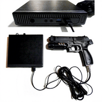 Système PC de jeu d'arcade Batocera Mini avec pistolet rétro et plus de 100 jeux classiques, prend en charge les formats MD, SFC, CPS, Plug & Play