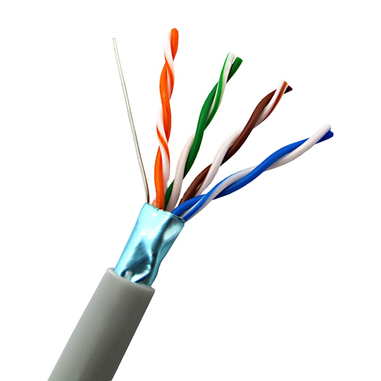 Cabo de rede utp/ftp/stp/sftp cat5e 2p/4p 24awg/26awg/28awg alta velocidade ao ar livre indoor