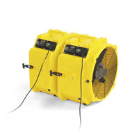 Ventilateur axial puissant de 1/4 HP, 3000 m3/h - Ventilateur de convoyeur, ventilateur extracteur pour la ventilation sur des distances de tuyaux allant jusqu'à 38 m
