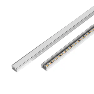 迷你尺寸8 * 6MM LED阳极氧化铝型材，适用于超薄应用