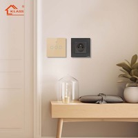 KLASS Nouveau panneau de commande intelligent pour chauffe-eau WiFi Zigbee Google Alexa, interrupteur mural en verre certifié CE