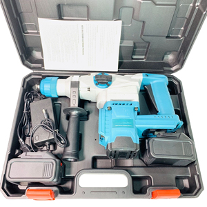 28mm Concrete Breaker Lithium Battery Brushless Heavy-Duty Cordless <b>Electric</b> Hammer Rechargeable <b>Electric</b> Demolition Hammer - Product Image 2