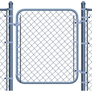 Malla de Alambre de Cadena Recubierta de PVC para Cercas Residenciales, Villas, Jardines y Patios Traseros, Malla de Alambre Diamantada para Seguridad del Hogar - Product Image 1
