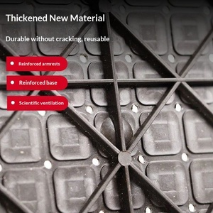 Bandeja pequeña reutilizable para plántulas de arroz, bandeja de plástico portátil para viveros, bandeja de germinación de arroz para pequeñas explotaciones agrícolas y hogares. - Product Image 5