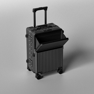 Unisex Retractable Spinner Luggage Modern Aluminum Frame Travel <strong>Suitcase</strong> <strong>Light</strong> <strong>Weight</strong> and Durable TSA Lock for Holiday Use - Product Image 2