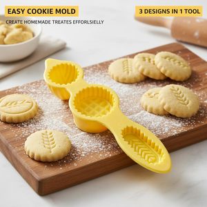 แม่พิมพ์อบขนมแบบใหม่ DIY สำหรับทำคุกกี้ เค้ก ตกแต่งขนม อุปกรณ์ทำขนมในครัว 3 ชิ้น แม่พิมพ์ขนมไหว้พระจันทร์ 9 หลุม - Product Image 3