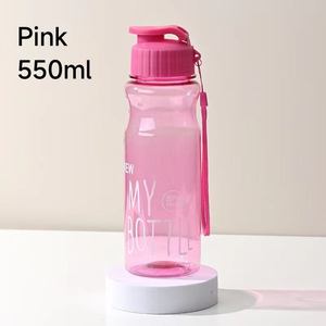 Botella de agua transparente, taza deportiva portátil para beber, herramientas de cocina, botella de agua de 500ML para escuela, gimnasio, viaje, niña y niño - Product Image 6