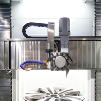 Chine Machine de réparation de roue en alliage vertical tour HIENCE diamant coupe roue Cnc jante équipement de réparation DCM32C-S