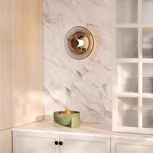 Lámpara de Pared LED Escandinava Moderna para Dormitorio, Estudio, Pasillo - Diseño Minimalista de Metal y Vidrio, Cuerpo de Hierro, 6W de Potencia para Sala de Estar - Product Image 4