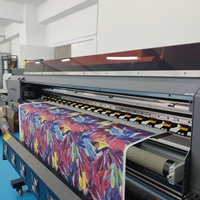 Enjet E74 4 kepala epson i3200 dengan pencetak sublimasi lebar 1.9M untuk mesin transfer panas poliester