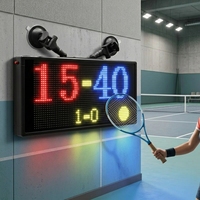 Nouvelle conception Ganxin Factory : Affichage du score par capteur pour raquette de padel, tableau de score numérique LED matriciel pour les jeux de tennis et les sports sur terrain.