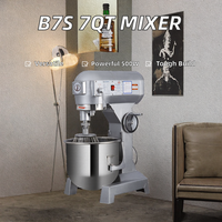 Batteur Mélangeur Professionnel B20L 500W en Acier Inoxydable avec Crochet Pétrisseur Fouet Batteur pour Nouvelles Boulangeries & Restaurants pour Pâtes & Farines