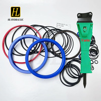 Kit de joints pour brise-roche hydraulique V2500 pour pelle hydraulique et chargeuse-pelleteuse, silencieux pour brise-roche hydraulique