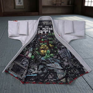 Kimono BJJ Teenage Mutant Ninja Turtles pour adultes unisexe, imprimé par transfert thermique, 100% coton, 340g, durable, fusion sans couture, arts martiaux - Product Image 5