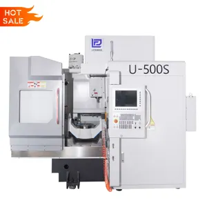 U-500S high-speed vertical CNC 5 axis linkage ATC machine center metal 3d router lathe engraving working brass rotary table set