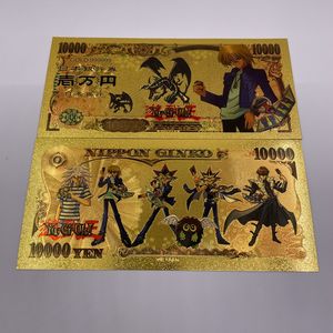 10-أوراق اللعب الذهبية الأنيمي الياباني Yugioh أوراق نقدية بلاستيكية لجمع بطاقات الكرتون - Product Image 3