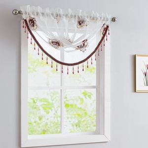Tenda Trasparente Moderna in Tulle con Ricamo e Tasca per Bastone, Mantovana Americana per <span class=keywords><strong>Soggiorno</strong></span>, <span class=keywords><strong>Design</strong></span> USA, Pronta Consegna all'Ingrosso a Basso Costo - Product Image 2