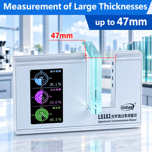 Analyseur de transmission spectrale Linshang LS182 pour films de verre, test UV IR VLT TSER et SHGC jusqu'à 47 mm - Product Image 4
