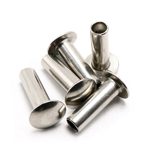 Din Standard Flat Round Head Rivets solides Fer Nylon Titane Acier au carbone Aluminium Laiton-Multi-Material Umbrella Head Rivets - Product Image 4