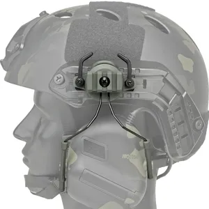 Soporte Táctico para Auriculares para Riel de Casco Rápido de Airsoft de 19-21 mm Adaptador de Montaje con Rotación de 360° Accesorios para Auriculares de Caza - Product Image 6